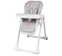 BAMBISOL - Chaise Haute Bébé Évolutive Pliable - Dossier Inclinable, 7 Hauteurs d'Assise, Repose-jambes Réglable, Roulettes