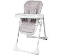 Bambisol Chaise haute bébé pliable évolutive – Dossier inclinable, 7 positions, roulettes