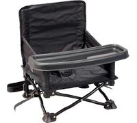 Bambisol 'chaizounette' Rehausseur Chaise Enfant Evolutif Dès 6 Mois, Sac Transport, Siège Camping Enfant Noir Gris