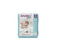 BAMBO Couches Bébé Nature Eco Taille 4 7-14 kg Lot 24 Couches Jetables