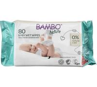 BAMBO Lingettes humides jetables pour bébé Bambou 150 g