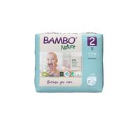 BAMBO Nappies Jetables Nature Bio Bébé Taille 2 3-6 kg Lot 30
