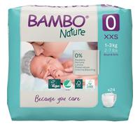 Bambo Nature 0 XXS - 6 paquets de 24 protections
