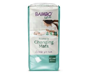 Bambo Nature Carré à Langer 60x60cm 10 unités