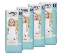 Bambo Nature Couche Taille 5 12-18kg Tall Pack 44 unités Lot de 4