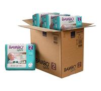 Bambo Nature Couches écologiques de qualité supérieure, couches écologiques durables, protection améliorée contre les fuites, couches sûres et confortables pour bébé, taille 2 (3-6 kg), mini, 30