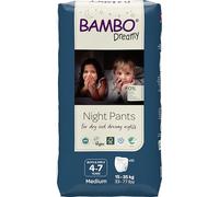 Bambo Nature Dreamy Night Lot de 10 couches écologiques pour enfants de 4 à 7 ans, 15 à 35 kg