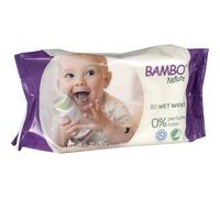 Bambo Nature Lingettes imprégnées 15x20cm 80 unités