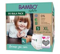 Bambo Nature Pantalon d'Entraînement Lot de 5 paquets de 19 couches Taille 5 (12 à 18kg)