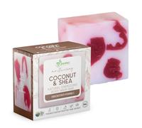 BAMBOEARTH Savon hydratant solide pour le corps - Barres de douche gel sec naturel avec huile essentielle à base de plantes et emballage zéro déchet - Utilisation avec shampooing et après-shampoing