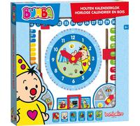 Bambolino Bumba jouet en bois horloge calendrier apprendre horloge pratique - Jouets préscolaires pour tout-petits - Bambolino Toys