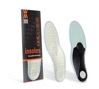 Bamboo & Alum Fresh Pro | Semelles bambou & charbon actif | Contrôle odeurs & soutien voûte plantaire | Confort hommes & femmes | 42 EUR | Worker Walker