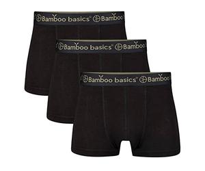Bamboo Basics Liam Trunks Lot de 3 boxers en jersey respirant pour homme