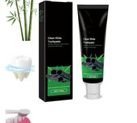Bamboo Charcoal Teeth Whitening Toothpaste,Organic Bamboo Charcoal Whitening Toothpaste,Natural WhiteningToothpastes,Non-Irritating Formula for Sensitive Teeth,Stain Removal (1)