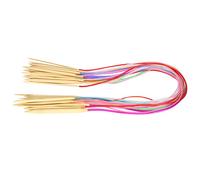 BAMBOO CIRCULAR NEEDLE KNITTING TOOL SET FLEXIBLE TUBE CONNECTION 18PCS FOR VARIOUS HANDICRAFTS (80cm)