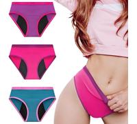 Bamboo Fiber Menstrual PantsHoneycomb Absorption,Breathable,AntibacterialEco-Friendly & ReusableYoung Girls & TeensLight Incontinence.