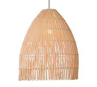 Bamboo Hand-Woven Hanging Lights Beige Personalized Wicker Chandelier Classic Antique Pendant Light Lighting Fixture Southeast Asian Style Suspensiom Lamp for Dining Room,Living Room Bar