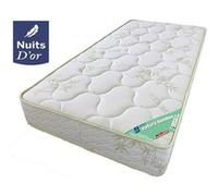 Bamboo Matelas 160x200 Très Ferme Densité 35 Kg/m3 - 21 Cm + Oreiller à Mémoire de Forme valeur 89 Nuits d'Or