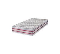Bamboo Matelas 180x200 Très Ferme Tissu Bambou Mousse Poli Lattex Indéformable - 24 cm - Orthopédique