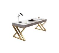 Bamboo Sea Bureau Bureau en Dalle de Roche, Table de Bureau PC Moderne, Simple, for la Maison, la Chambre à Coucher, l'écriture, Le Bureau, l'établi(100CM)