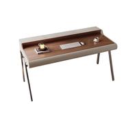 Bamboo Sea Bureau Bureau Moderne avec Rangement et Structure en métal Stable(120cm)