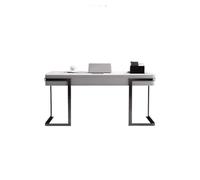 Bamboo Sea Bureau Table de PC de Chambre à Coucher Minimaliste Moderne de Style Bureau en Dalle de Roche Brillante Bureau de PC de Maison Minimaliste(120cm)