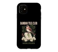 Bamboo Tile Club Soirée Mahjong Oiseau Rétro Coque pour iPhone 11