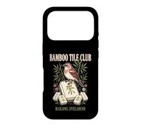 Bamboo Tile Club Soirée Mahjong Oiseau Rétro Coque pour iPhone 17 Pro