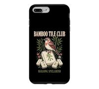Bamboo Tile Club Soirée Mahjong Oiseau Rétro Coque pour iPhone 7 Plus/8 Plus