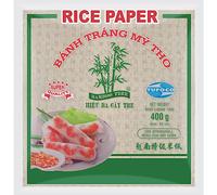 Bamboo Tree – Feuilles de riz carrées 22 cm – 400 g