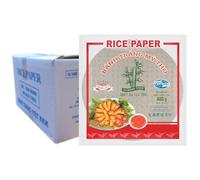 BAMBOO TREE - Feuilles de riz 22Cm. Rond (Friture) - Multipack (36 X 400 GR)