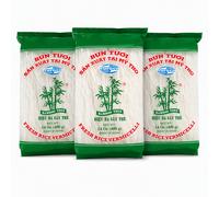 Bamboo Tree Vermicelles de riz Bun Toui (1,2-1,4 mm) paquet vert 400 g ( Lot de 3)