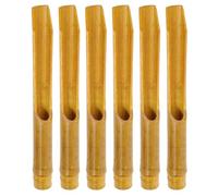 Bamboo Tubes pour Carillon 6 PièCes Accessoires De Remplacement en Bambou Naturel pour DéCoration Jardin Et DIY Sons Relaxants