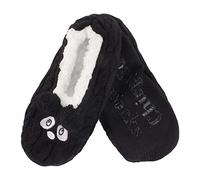 BambooMN Chaussons pour adulte super doux, chauds et confortables avec doublure antidérapante, 1 paire de panda, 42/44 EU