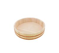 BambooMN Hangiri Oke Bol de refroidissement pour riz à sushi 33 cm