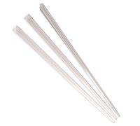 BambooMN - Lot de 1000 piques triangulaires en plastique pour aliments et boissons - 10 cm - Transparent