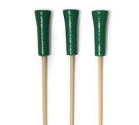 Bamboomn Marque - décoratifs de golf d'extrémité en bambou Picks 17,1 cm (17 cm) - 100 pcs, Bleu, Blanc et Rouge 4.25" (10.75cm) Green