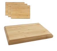Bamboomn Marque - Planche à découper avec Edge - biseautées 20,1 x 14 cm X .75 "- 1/3/10/100 pièces 7.9" x 5.5" x .75"
