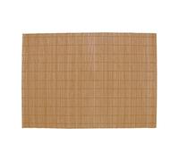 Bamboomn Marque - Set de table en bambou/Tapis à sushi - 32,4 x 47 cm - 5 options de couleur - 4/6/8 pcs marron