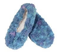 BambooMN Paire de chaussons antidérapants pour adulte super doux, chauds, douillets, doux au toucher, Mélange de baies, 37/38 EU