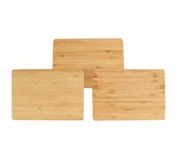 Bamboomn Small Premium Bamboo Service and Cutting Board Charcuterie Home and Everyday Use - 7.9 """" x 5.5 """" x 0.4 """" - 10 pcs