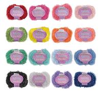 BambooMN Worsted Weight Dish Scrubby Sparkle Yarn, 50g per Skein, 4 Surprise Skeins