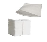 Bamboopack Lot de 100 feuilles d'emballage en mousse de polyéthylène Blanc 9,9 x 15 cm