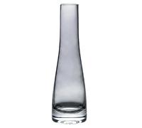 Bamboopack Vase en Verre Soufflé Artisanal Art Bud Vase à Tige Unique Vase Bud Centres de Table Vases pour Réception de Mariage Table à Manger Rose Unique Fleurs (Gris), 21cm
