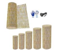BambooPrivacy Brise-vue pour clôture, protection solaire pour jardin, balcon et terrasse, dimensions 50 à 180 cm, idéal pour l'intimité et l'esthétique (110 x 600 cm)