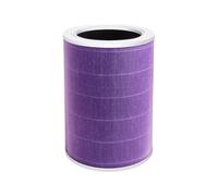 BAMBOOST Filtre de rechange compatible avec purificateur d'air Xiaomi Mi 2, 2C, 2H, 2S, 3, 3C, 3H, Pro, filtre HEPA en 4 étapes H13 Grade True et filtre à charbon actif, violet 1 pièce