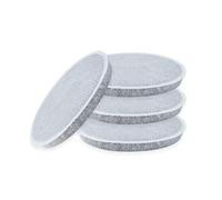 BAMBOOST Lot de 4 filtres à eau à disques compatibles avec les bouteilles filtrantes Brita Fill and Go - Réduit le chlore, les particules et autres impuretés