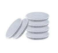 BAMBOOST Lot de 6 filtres à eau, à disques, compatibles avec les bouteilles filtrantes Brita Fill and Go, réduit le chlore, les particules et autres impuretés