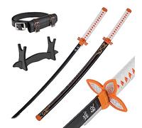 Bambou Anime Katana Cosplay Épée, Katana Inspiré Demon Slayer Épée 105 cm 41 Pouces Hashira Piliers Protagoniste Katana, une Variété de Styles (Shinobu Kocho's Drewniany JT10658BK)