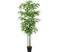 Bambou artificiel 384 feuilles 120 cm vert